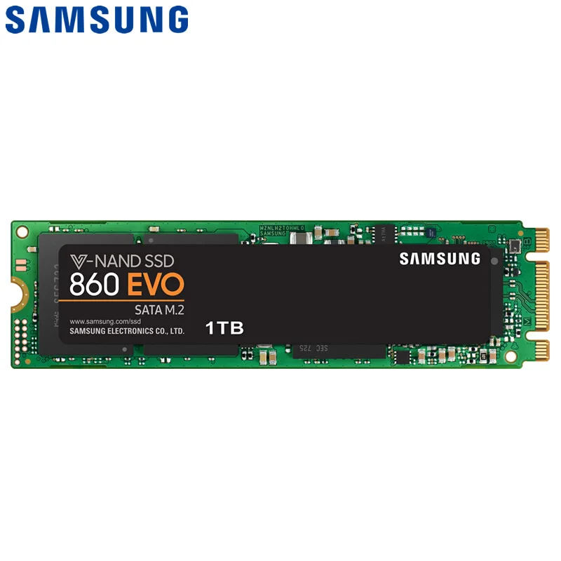 SAMSUNG SSD 860 EVO M.2 2280 SATA 1TB 500GB 250GB Internal Solid State Disk 2TB Hard Drive HDD M2 Laptop Desktop PC MLC PCLe M.2
