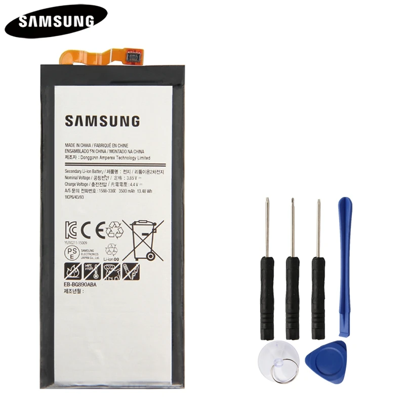 Аккумулятор EB-BG890ABA для samsung Galaxy S6 Active G890A G870A 3500 мАч подлинный аккумулятор для телефона