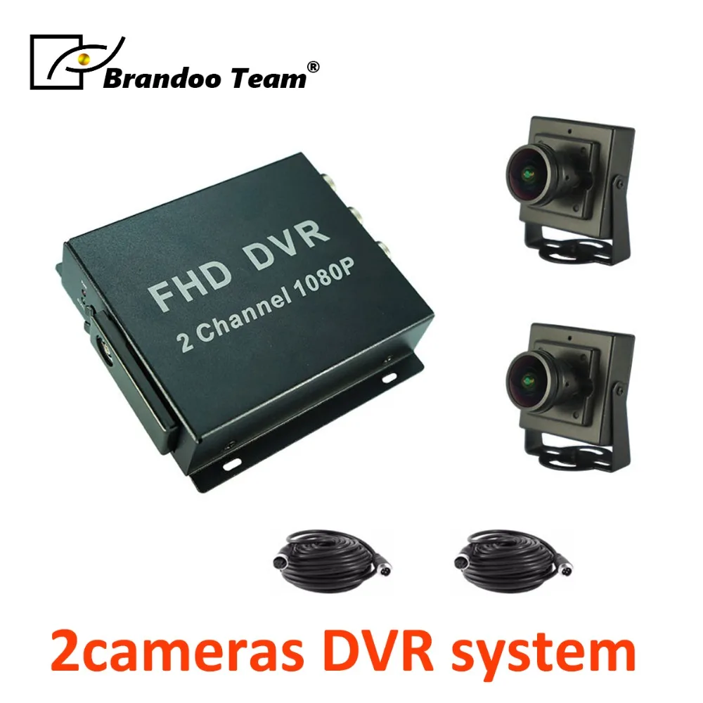 2 канальная камера DVR шт. угол обзора 160 градусов AHD камера|mobile dvr|kit dvrdvr 1080p |