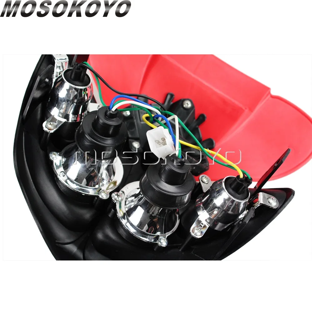 18 Вт фара обтекатель для внедорожного мотоцикла передние фары эндуро Honda Yamaha CBR600