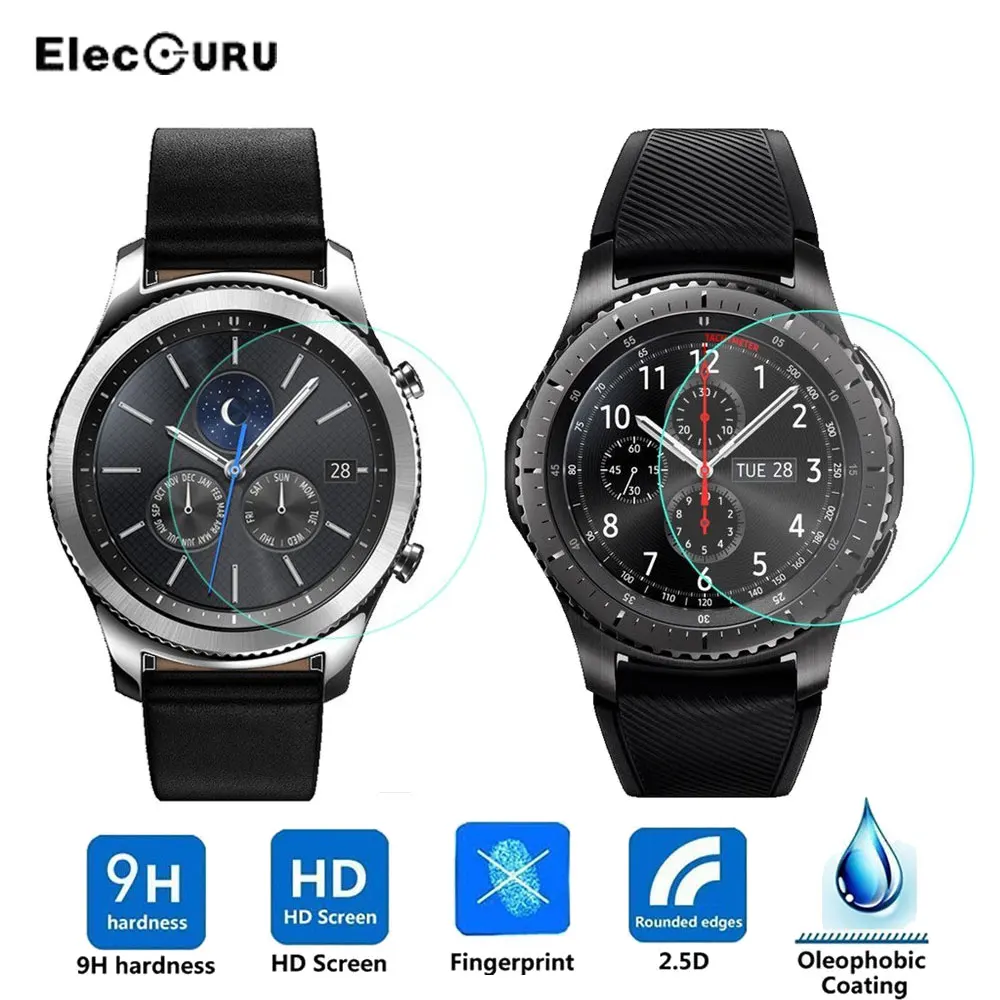Закаленное стекло 9H для Samsung Gear S3 Classic/Frontier защита экрана прозрачная