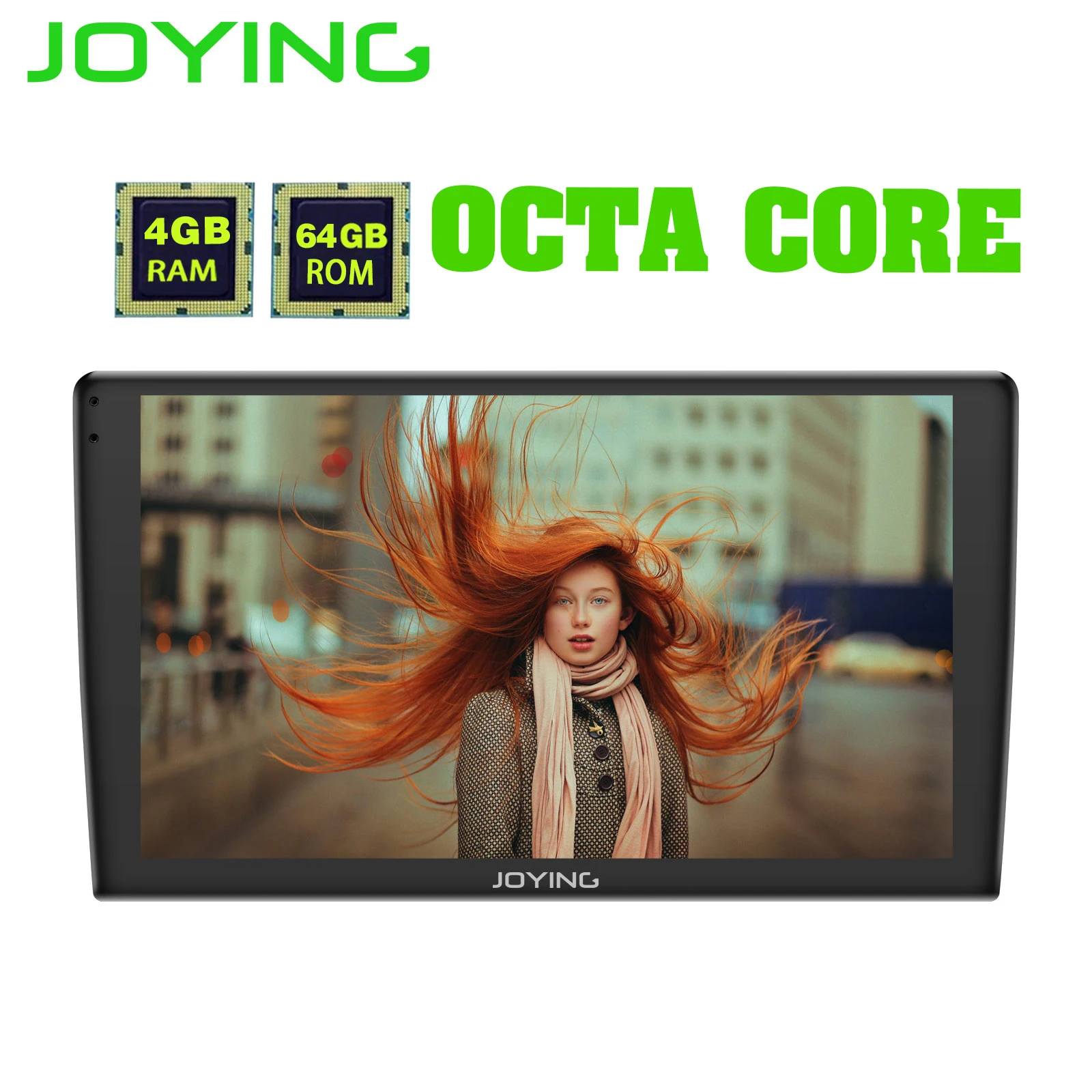 JOYING " 2.5D ips 1 din 4+ 64 ГБ Android 8,1 Автомагнитола стерео головное устройство поддержка 4G/сплит-экран/быстрая загрузка/Android авто