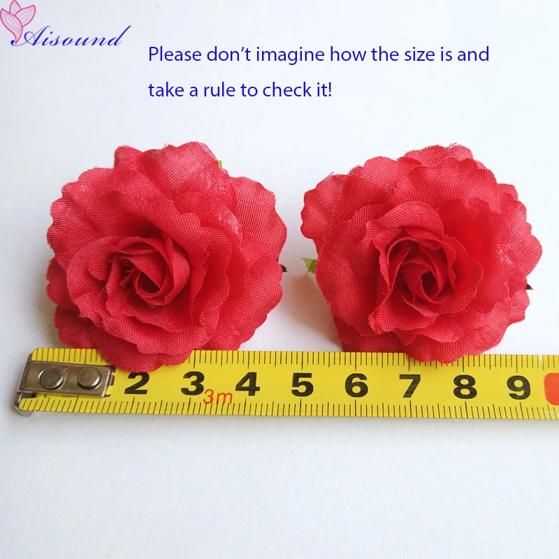 14pcs Artificial Silk Rose Flowers Heads Fake Camellia As DIY Craft Supplies Of Wreath Wedding Decoration flores