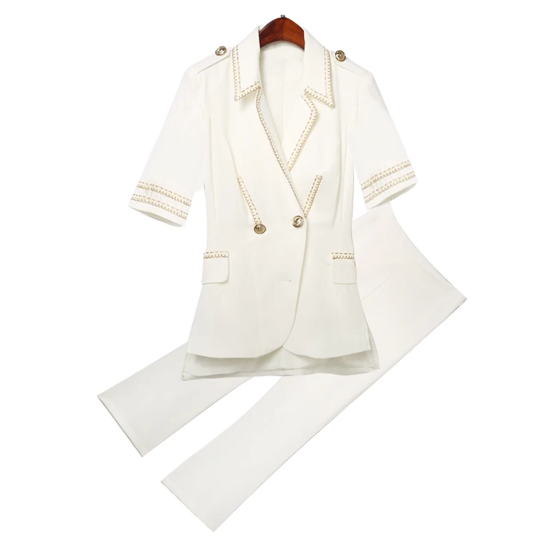 Высококачественный тонкий женский летний костюм двора в европейском и