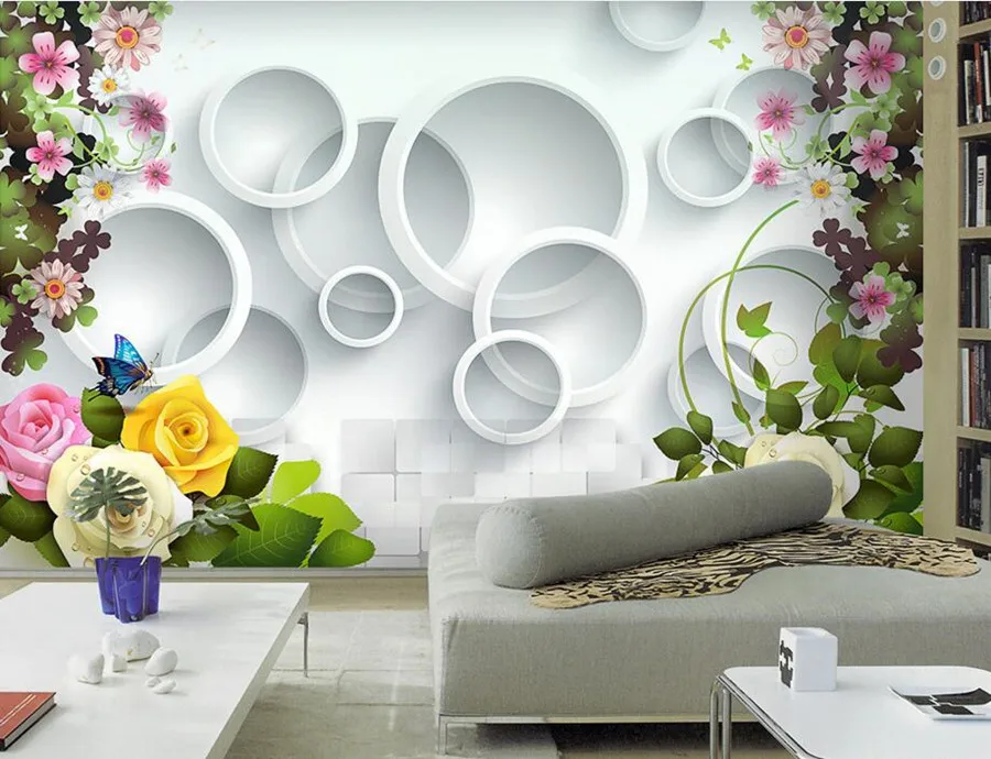 Обои 3D Vogue с красивыми розами обои для гостиной дивана телевизора спальни