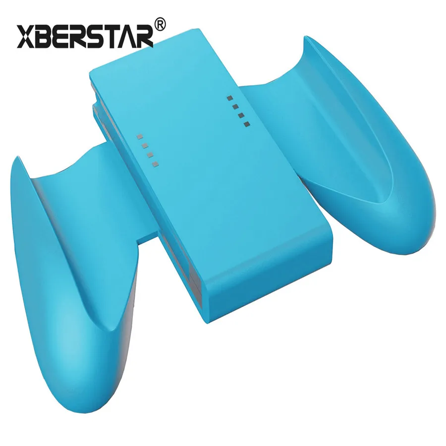 Blue Слева направо Joy-Con накладки на джойстик для NS NAND переключатель игра Joy-Con контроллер комфорт держатель ручки аксессуары - Цвет: Blue