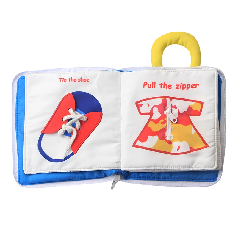 Детские игрушки детская тканевая книга Обучающие Игрушки для раннего развития