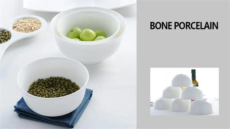 5 дюймов тонкая костяная китайская миска для салата из лапши ramen керамическая в