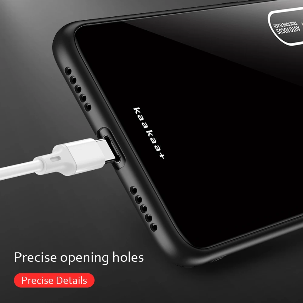 Чехол для Xiaomi Redmi Note 7 стеклянная задняя Жесткая Крышка Pro мягкий бампер Mi8 Mi9 SE