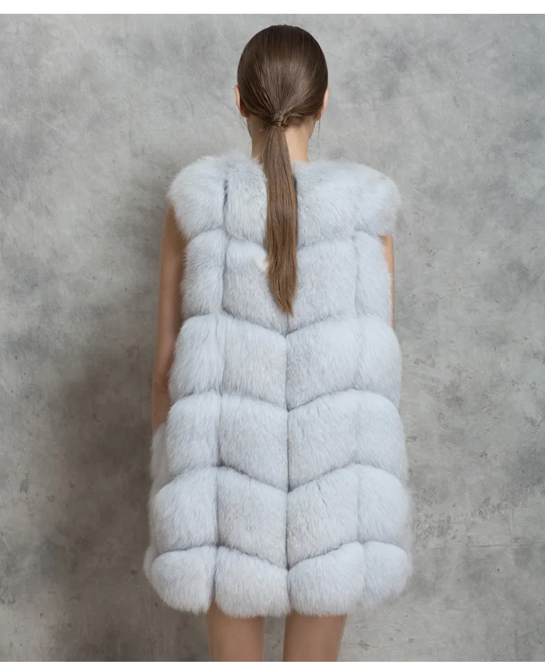 2018 winter Vest lady faux fox fur vest coat for women imitation hair Artificial women's mink female plus size | Женская одежда