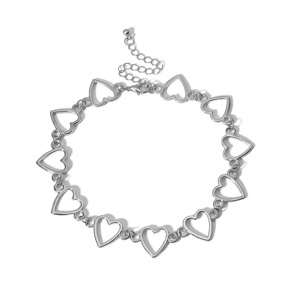 Vicney Новое дизайнерское Массивное колье в форме сердца панк Бохо готическое