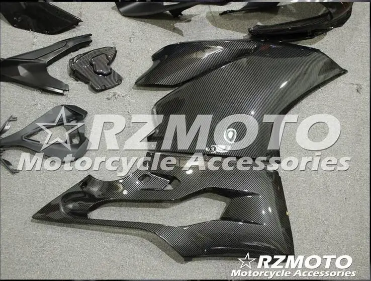 Углеродное волокно лакированная обтекатель части для поездок на мотоцикле Ducati 959 1299 Panigale- Ace kits № 00131