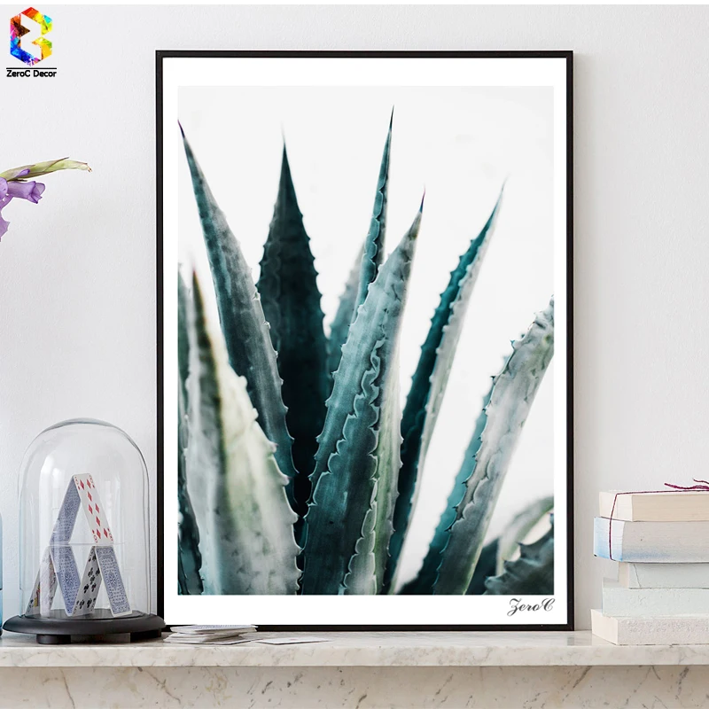 Минималистичные свежие зеленые холщовые плакаты и принты настенное искусство