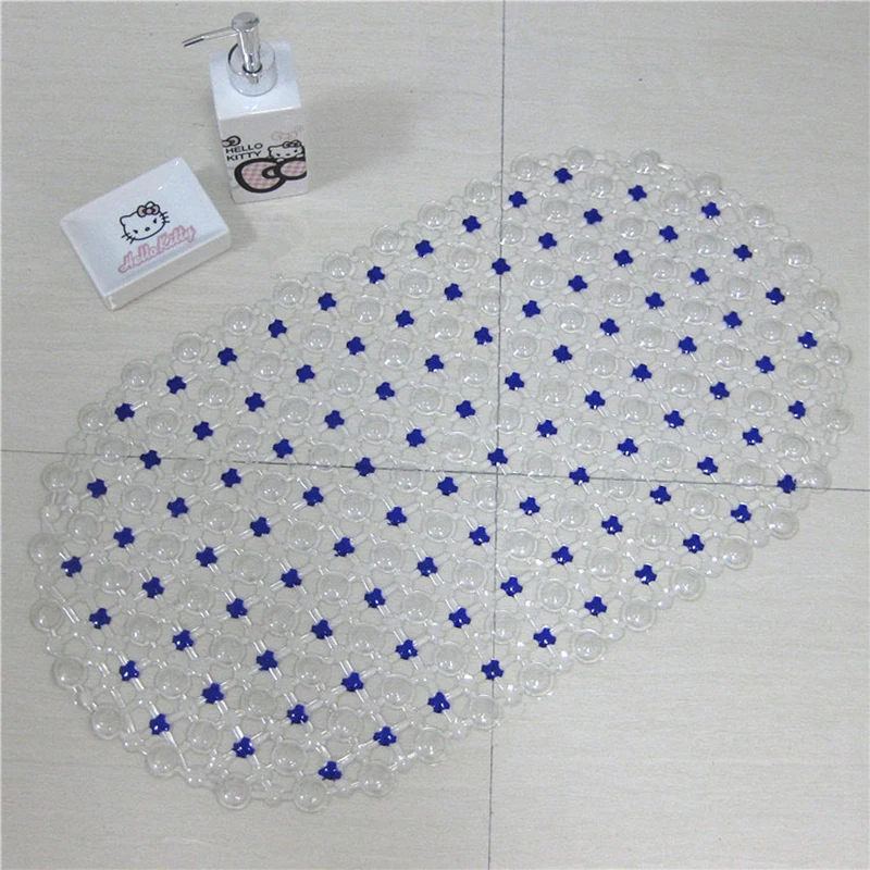 Набор ковриков из ПВХ для ванной комнаты коврик душа на присоске с нескользящей