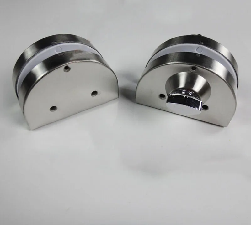 Раздвижной центральный стеклянный дверной замок 304 нержавеющая сталь без