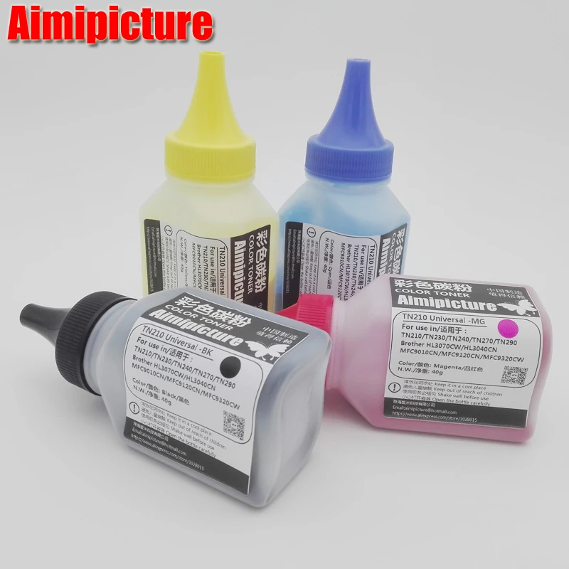 TN240 TN270 TN290 TN210 TN230 цветная Заправка для картриджей порошок принтера brother HL3040CN HL3070CW