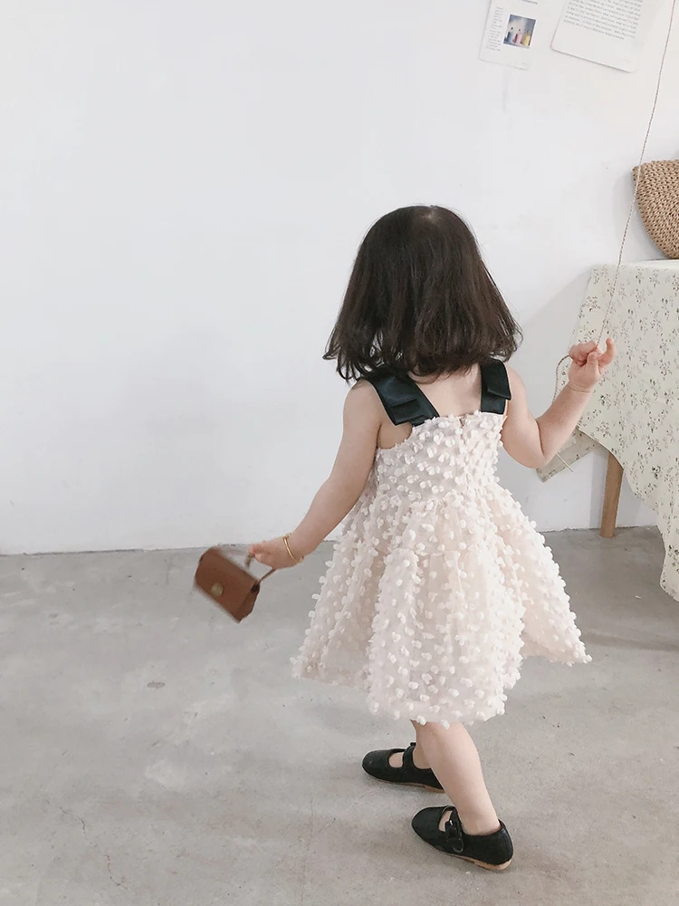 New Summer Kids Clothes Suspenders Dresses Baby Girls Princess Party Dress Sleeveless Costumes Girls Dress