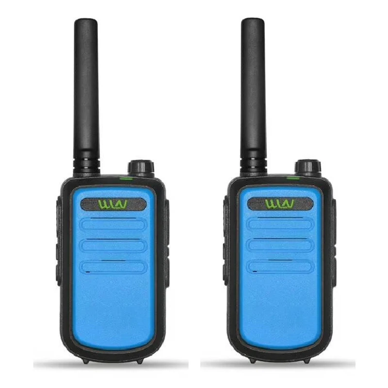 Blue pair 2 шт. WLN KD-C10 рация Uhf 400-470 МГц 16 каналов мини двухсторонняя радиостанция FMR PMR KDC10 Ham Radio Amador - Цвет: Blue pair