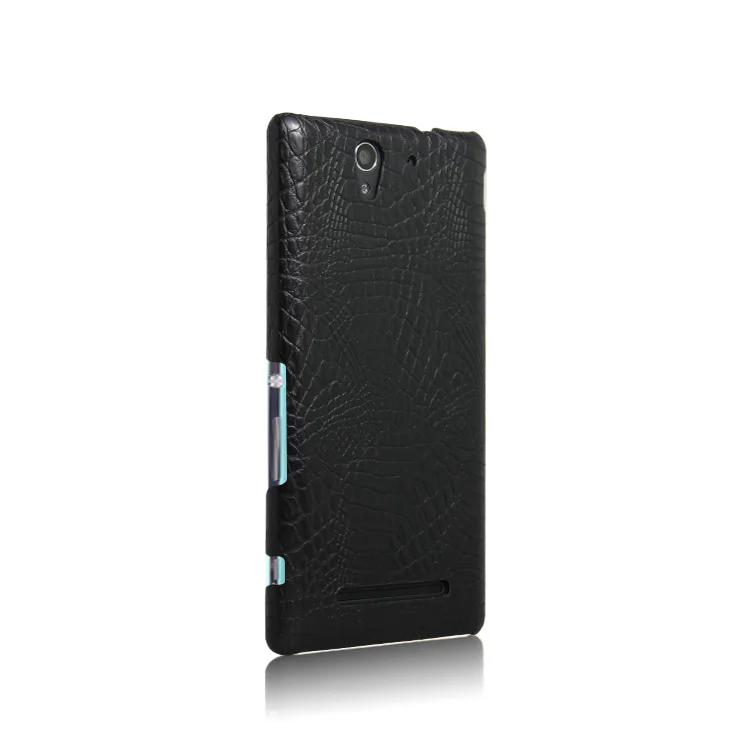 Чехол из искусственной кожи с крокодиловым узором для Sony Xperia C3 D2533 5 дюймов чехол