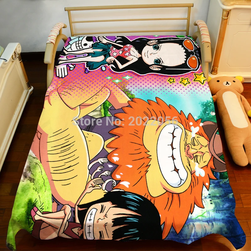

Anime Manga One Piece Bed Sheet 150*200cm Bedsheet 009