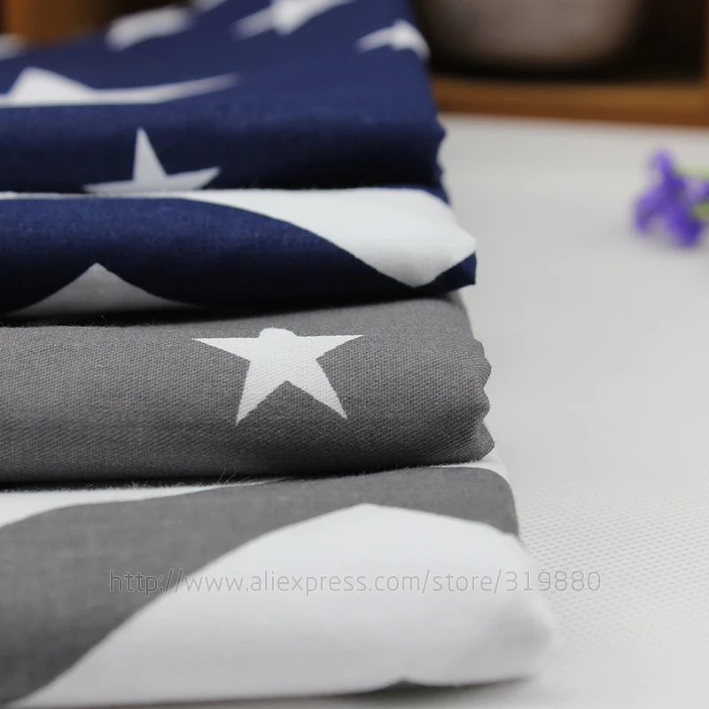 Подушка серии морской волны и Star 4 шт. хлопковая ткань для шитья тильда кукла тела