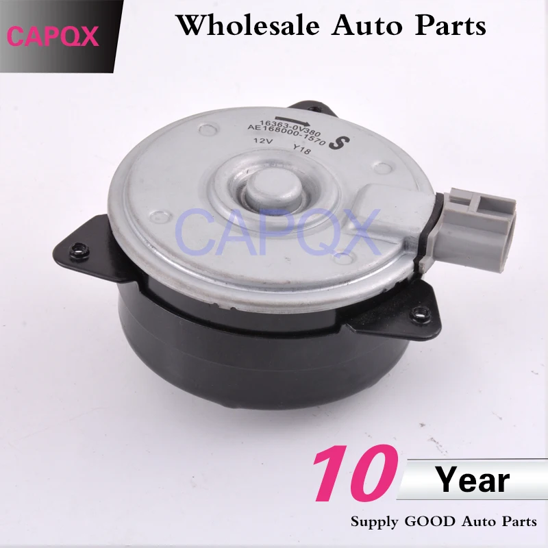 CAPQX автоматический электрический радиатор охлаждения вентилятора двигателя 16363-0V380 1570-168000 для TOYOTA RAV4 6 ZRFE 5 ARFE 2013