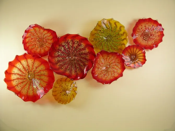 Сделанное на заказ Дутое Стекло Chihuly муранское стекло искусство ручной выдувки