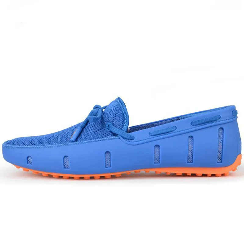 Мужская повседневная обувь лето 2019 дышащая мягкая для вождения ручной работы