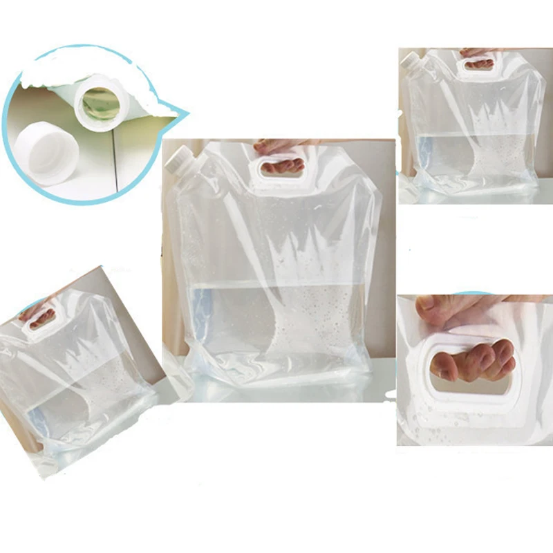 

3L/5L/10L Folding Emergency Water Bag Storage For Outdoor Sports Camping Picnic Storage Container Carrier Bag Camping Emergency