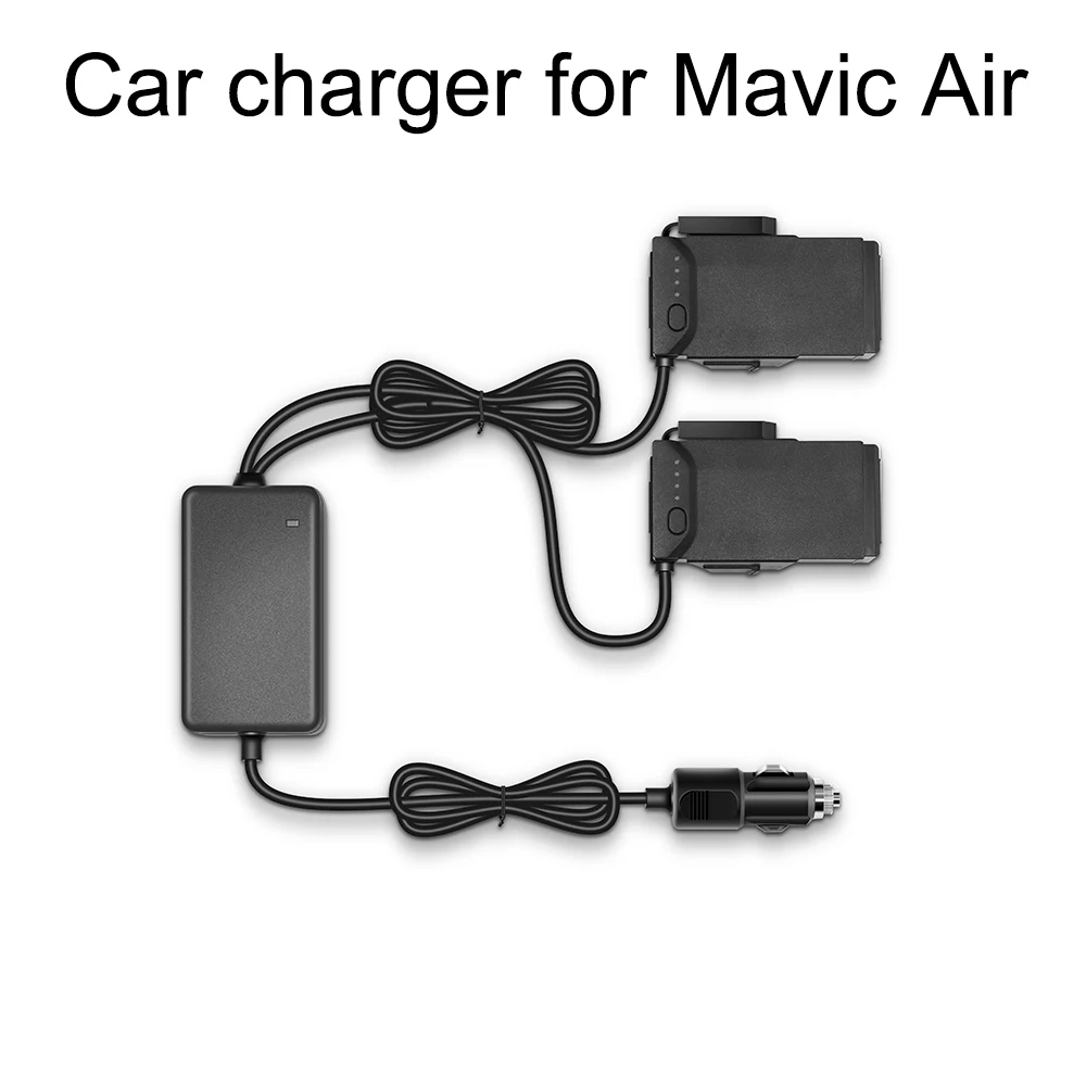 

45 Min Full Fast Car Charger For DJI Mavic Air Drone Battery with 2 Battery Charging Ports Fast Charging Travel Outdoor Charger