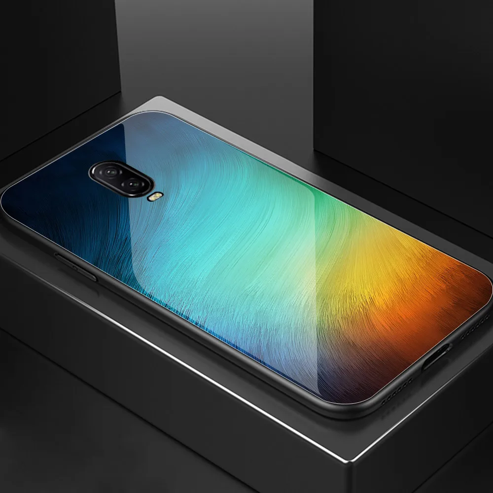 FinderCase для OnePlus 7 pro Чехол Радужный цвет One Plus 7 закаленное стекло задняя крышка 1+ 6 T чехол для телефона оболочка для OnePlus 6 t 6