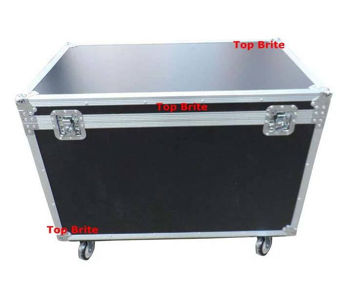 with Flightcase pack 2 шт./лот по Заводской Цене 108 Вт 6 головок светодиодный движущийся головной свет 6X12 Вт RGBW 4в1 луч света для сцены Dj дискотечные Лазерные Лампы - Цвет: with Flightcase pack