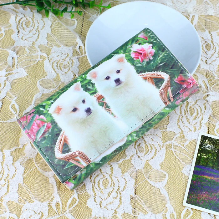 TONUOX женские кошельки милые собаки животный узор Повседневная Леди Карманный Кошелек для монет Сумки Длинные мешочки для денег кошелек сумка Кошельки в форме собак сумки
