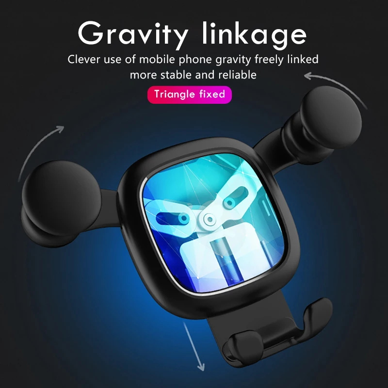 ! ACCEZZ Gravity Cool Metal Air Vent крепление подставка держатель для iPhone X samsung Xiaomi huawei