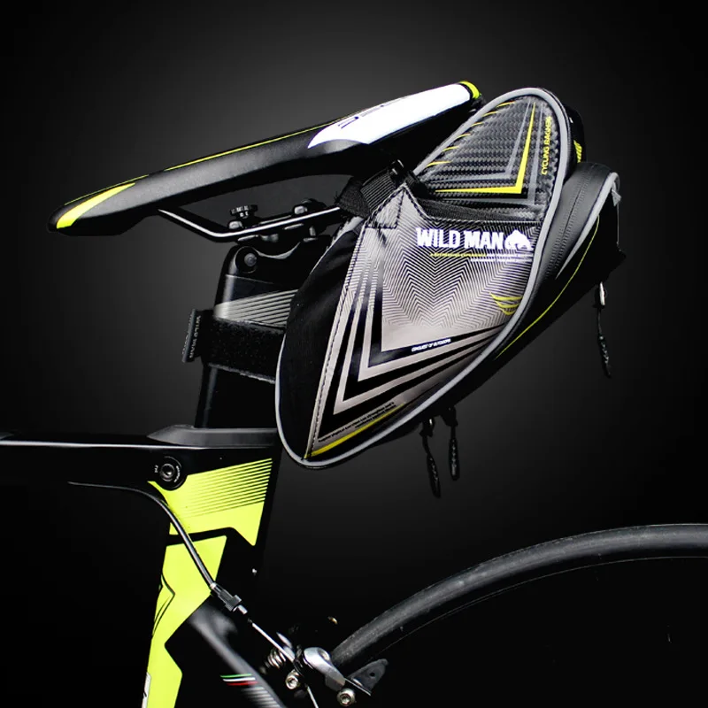 Велосипедные задние Сумки для горной дороги хранения MTB из искусственной кожи