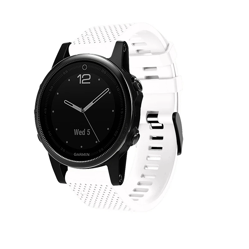 26 22 20 мм ремешок для garmin fenix 5 5X 5S Plus 3 3HR часы Quick fit Силиконовый Easyfit наручные часы ремешок для garmin fenix 5x5 5S