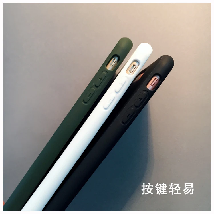 Противоударный чехол для телефона iphone 6 6s 7 8 6S Plus мягкий силиконовый