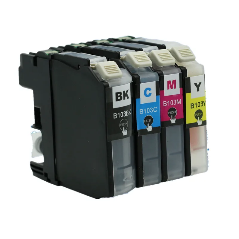 До LC103 чернильные картриджи совместимые для принтера Brother MFC J4510DW J4610DW J4710D J6520DW J6720DW