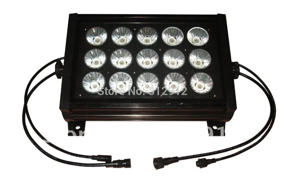 

15*15W LED DMX flood light,AC100-260V input;3 in 1 RGB LED chip