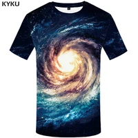 kyku galaxy t shirt men space t shirts anime clothes nebula 3d t shirt punk rock tshirt fitness mens clothing 2018 summer tops