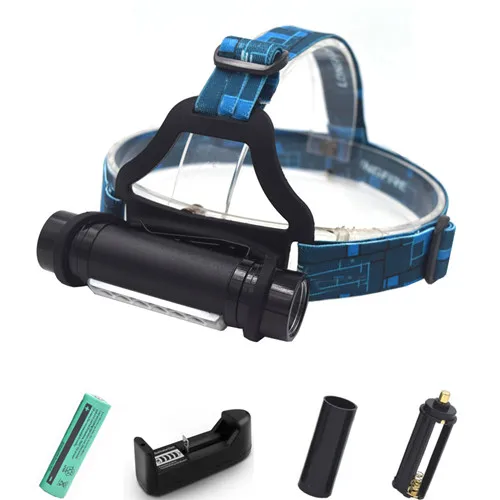 Headlamp full set 2000 люмен Портативный XPE Q5 светодиодный+ 6 светодиодный бусины налобный мини-фонарь с 3 режимами Открытый Отдых головной светильник вспышки светильник головной светильник лампа фонарь - Испускаемый цвет: Headlamp full set