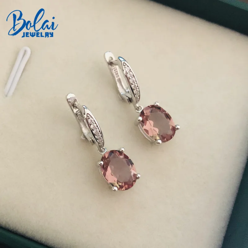 Bolai, меняющие цвет, нано-диаспор, висячие серьги, серебро 925 пробы, зултанит, Серьги с драгоценными камнями для женщин, подружки невесты, свадебные
