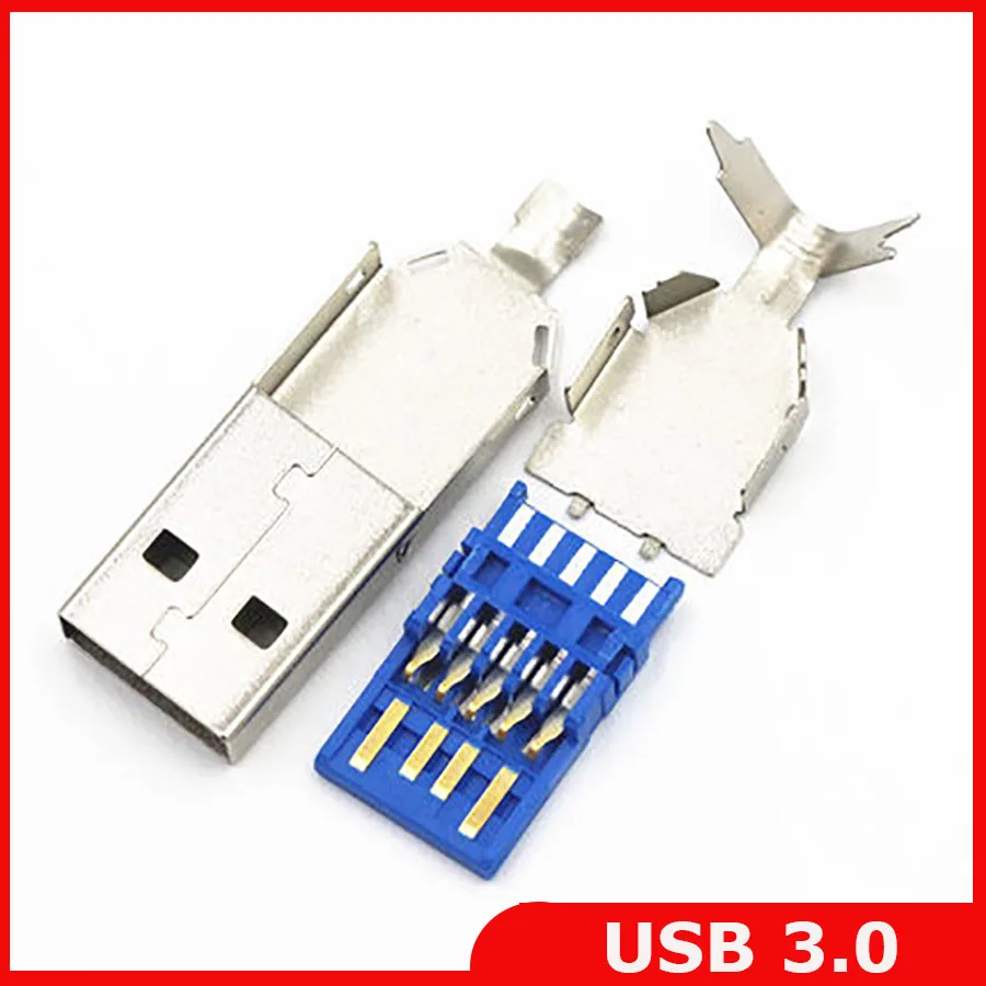 Разъем папа USB 3 0 в 1 30 шт./лот|usb 3.0 connector|usb male connectorusb connector diy |