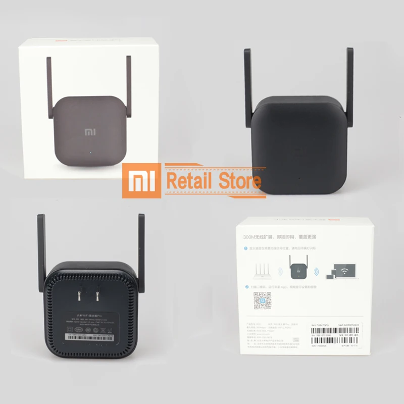 Xiao mi WiFi усилитель Pro 300MBPS Repetidor покрытие сигнала 2,4G WiFi ретранслятор расширитель Roteador mi беспроводной маршрутизатор