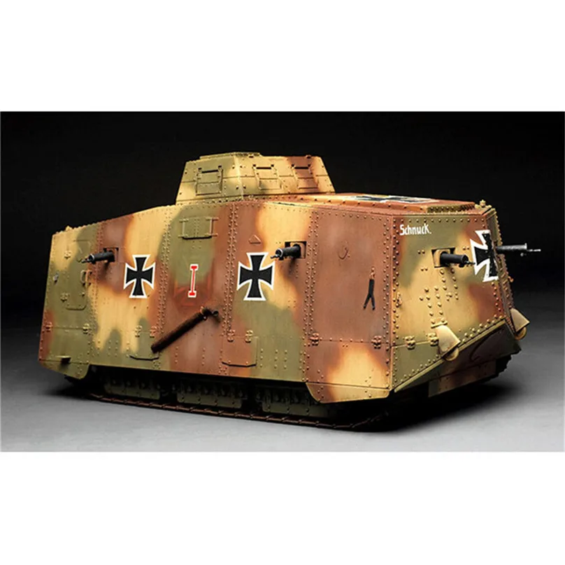 УВБ Meng TS017 1/35 Пособия по немецкому языку A7V бак Круппа Пластик Первой мировой