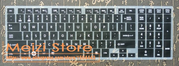 Для ноутбука Toshiba Satellite C850 C855 C855D C870 C875 C875D C50 L50 L850 15 15,6 дюйма силиконовая клавиатура для ноутбука защитная накладка для телефона