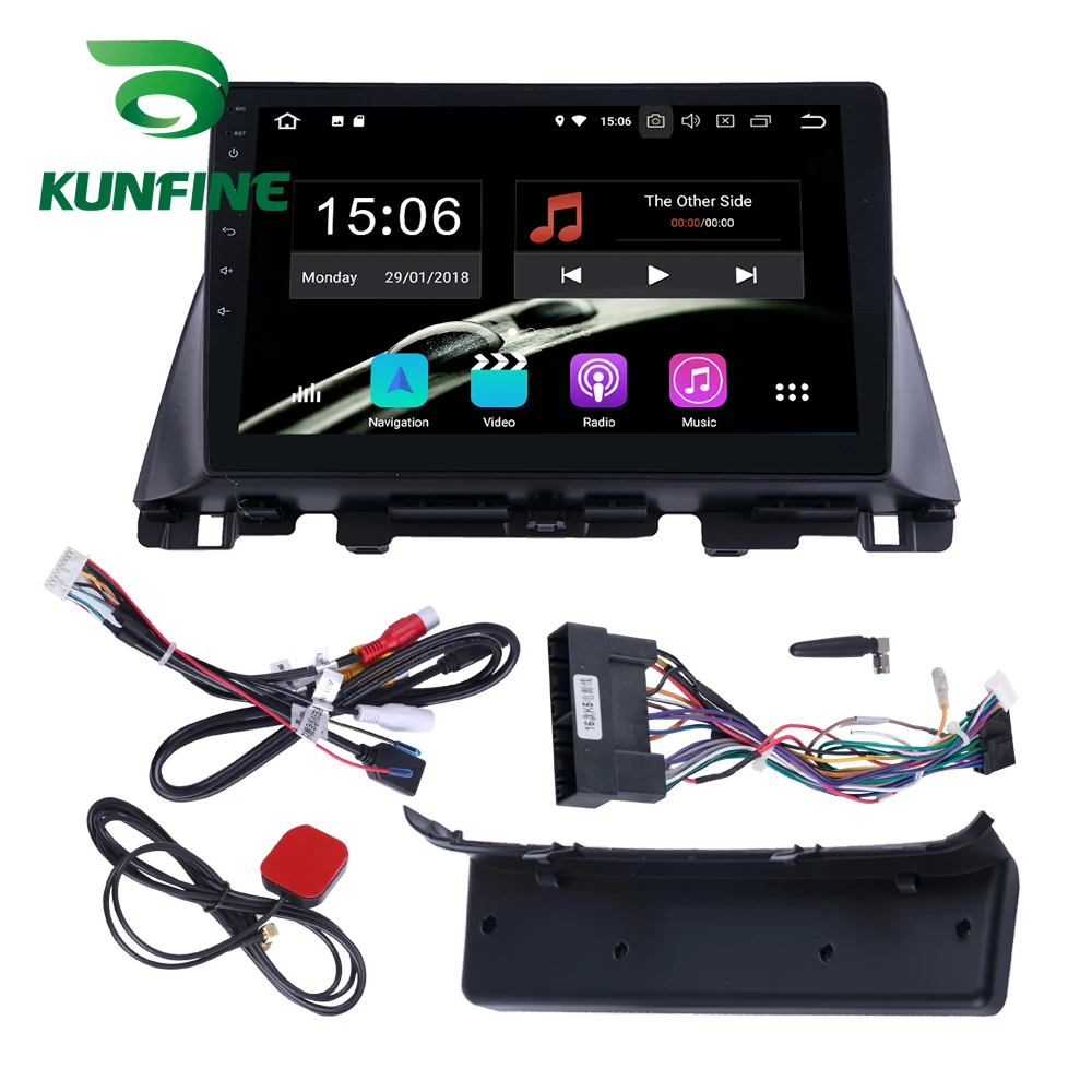 Android 9 0 Ram 4G Rom 64G PX6 Cortex A72 автомобильный DVD GPS мультимедийный плеер стерео для KIA K5 2016