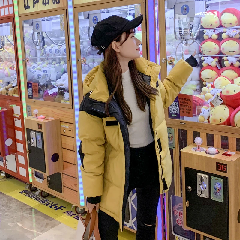 New Design 2019 Winter Jacket Women Stand Collar Warm Thicken Padded Female Short Coat Patch Parka | Женская одежда