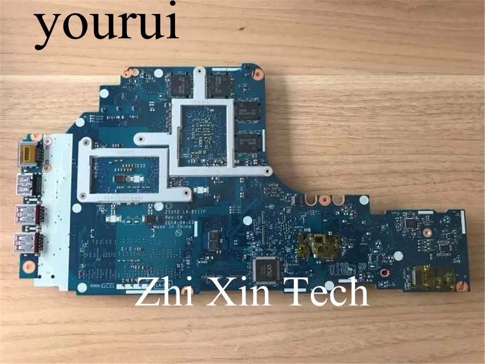 Yourui для Lenovo Y50-70 ноутбук Mortherboard с i7-4710HQ процессор ZIVY2 LA-B111P GTX860M исходный тест