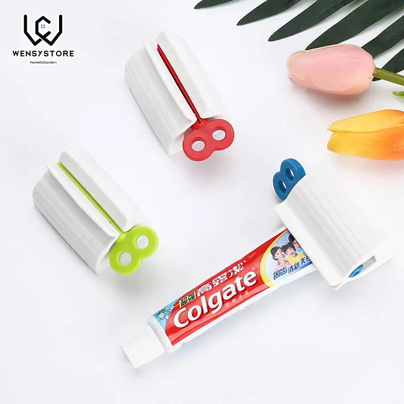 1 шт. Универсальный ручной поворот зубная паста соковыжималка пластик банный
